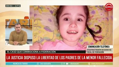 Detalles del caso que investiga la muerte de Luana en Federaci&oacute;n - Josefina Pen&oacute;n